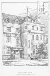 Entwurf für ein Bildhaueratelier, 1889